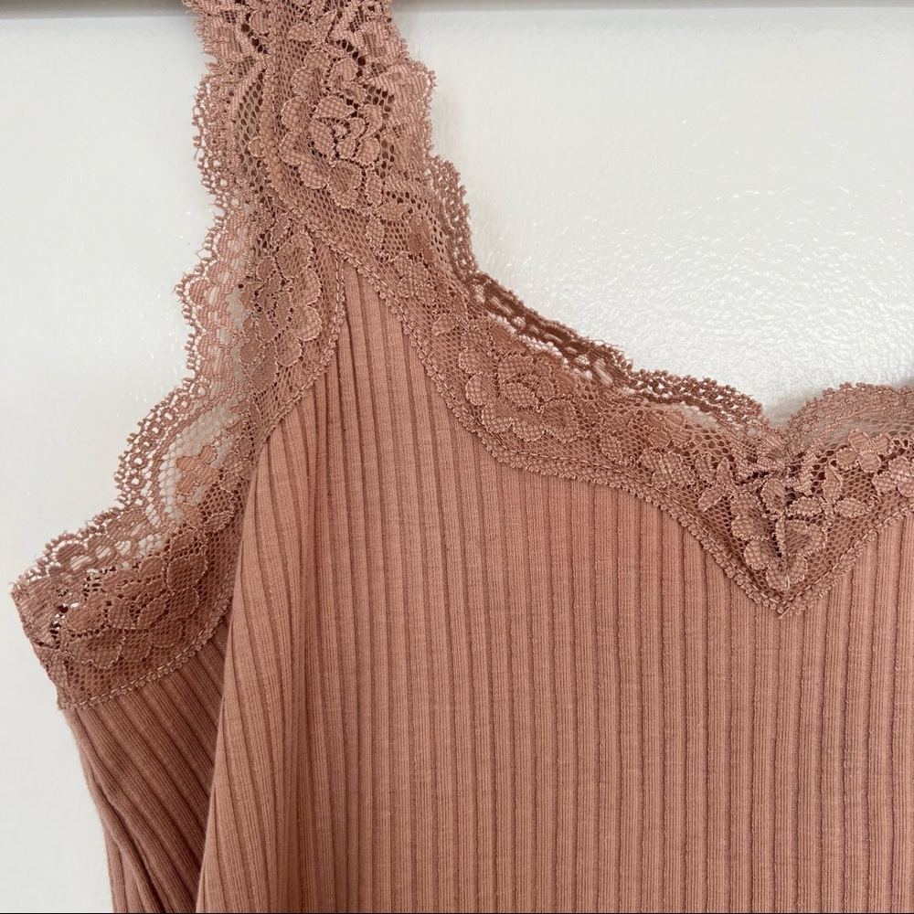 J. Crew Lace Trimmed Tank